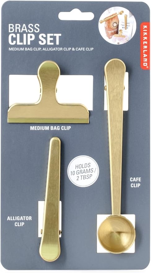 Brass Clip Set