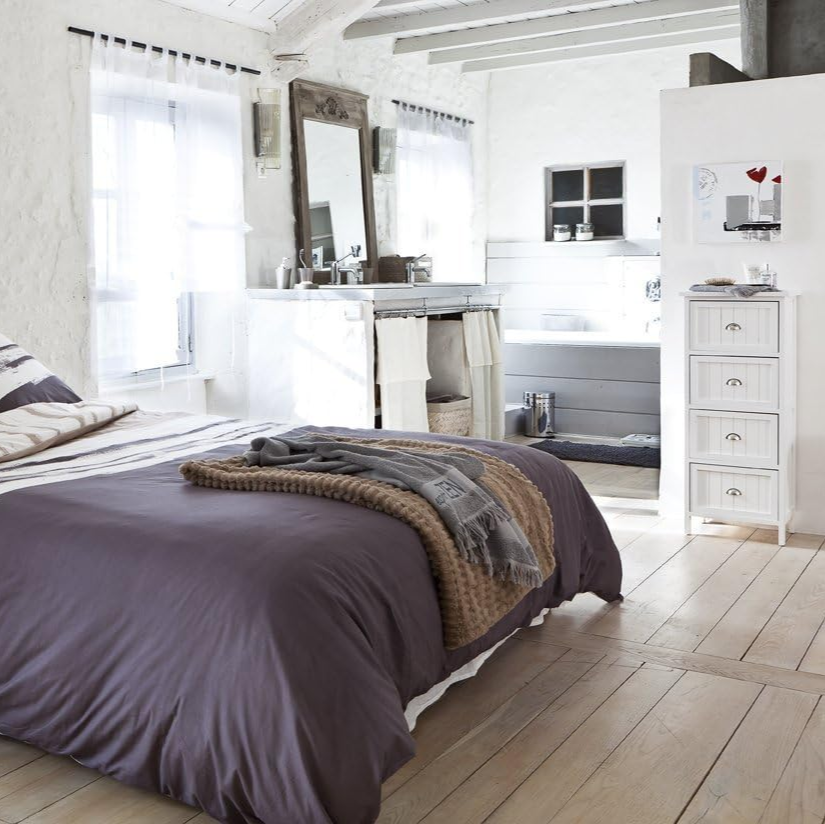 Paulownia 4 Drawer Unit