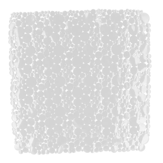 PCV Shower Mat, Bubbles - Various Colours