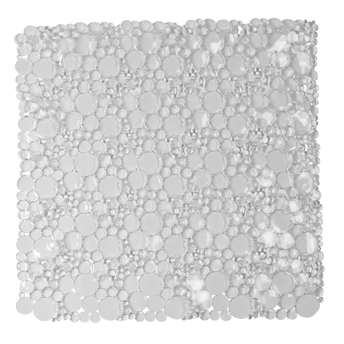 PCV Shower Mat, Bubbles - Various Colours