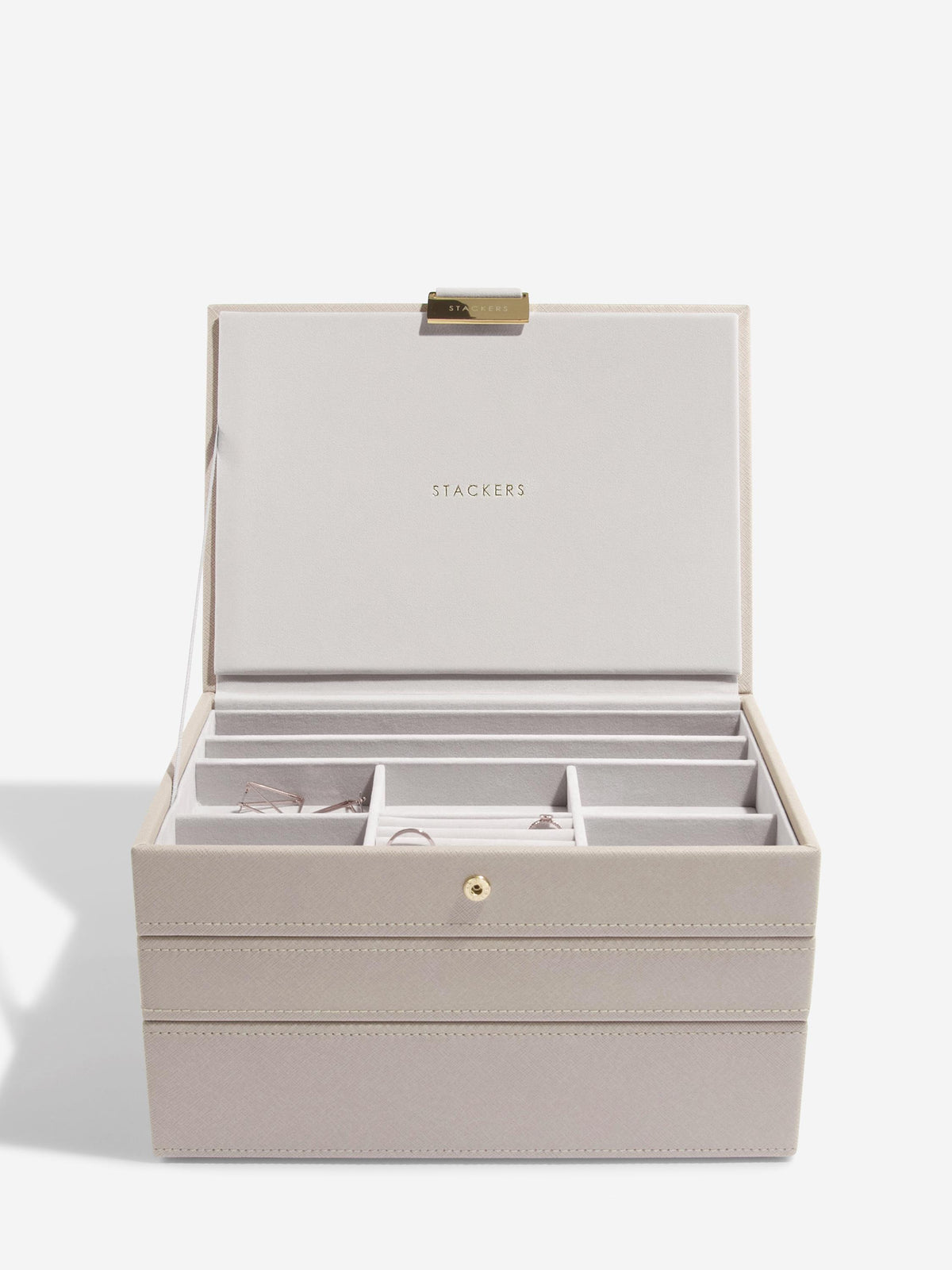 Classic Stacker Layers- Create your own custom Jewellery Box-Taupe