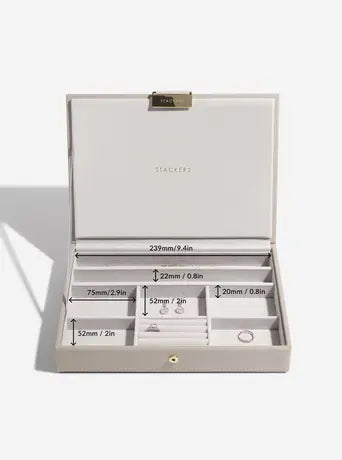Classic Stacker Layers- Create your own custom Jewellery Box-Taupe