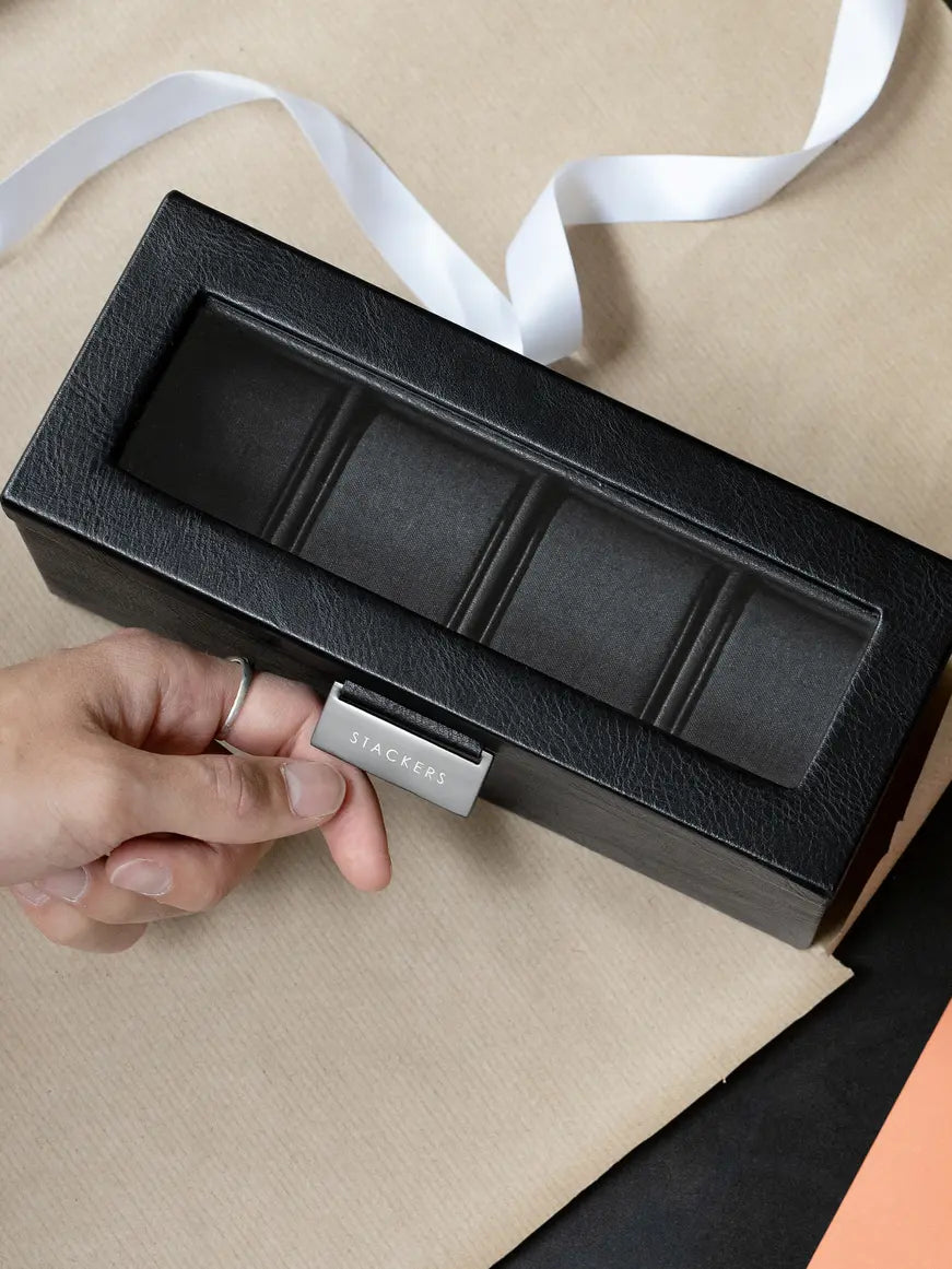 Luxurious 4 Piece Watch Box
