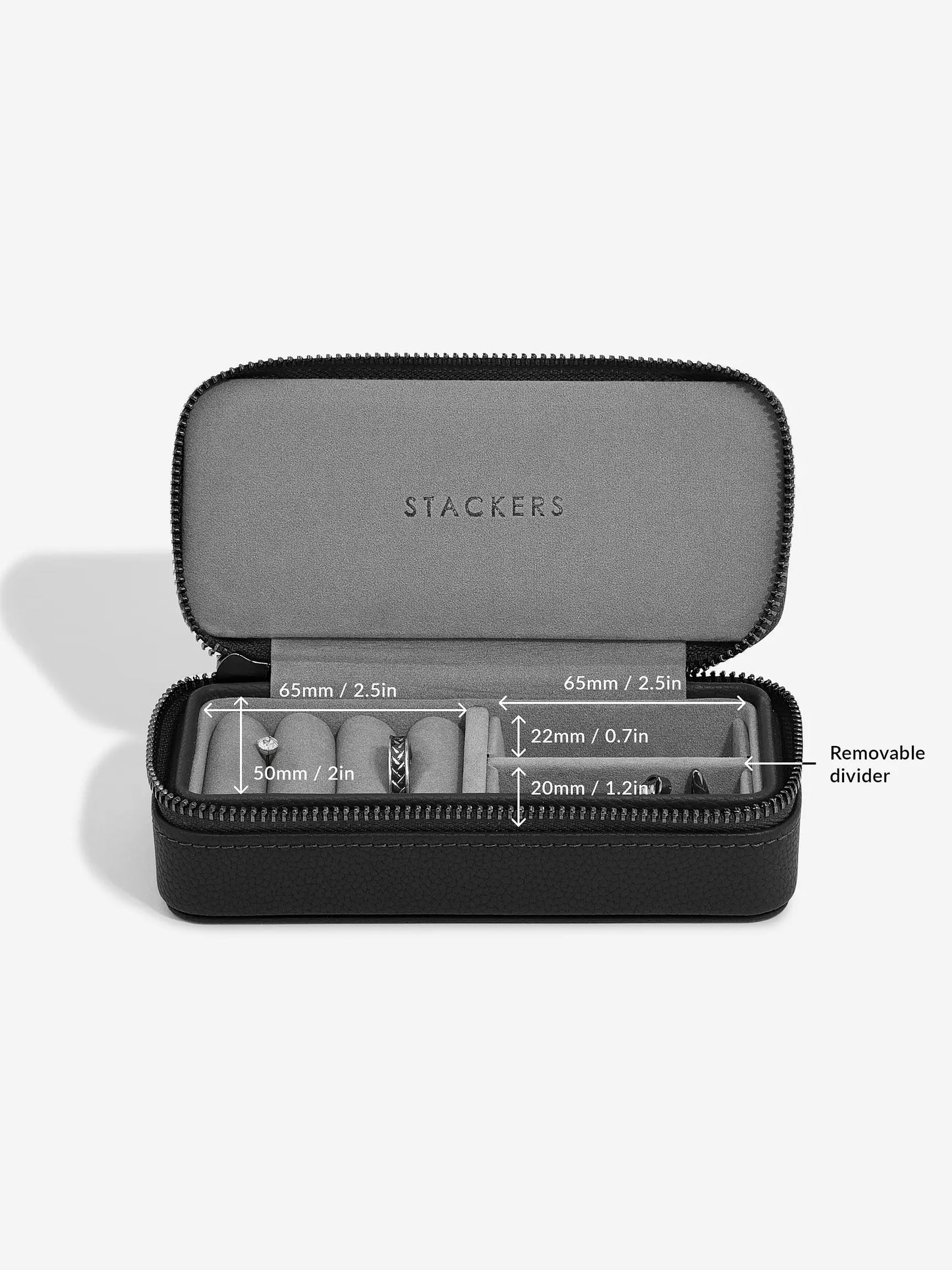 Zipped Travel Jewellery Box - Men's