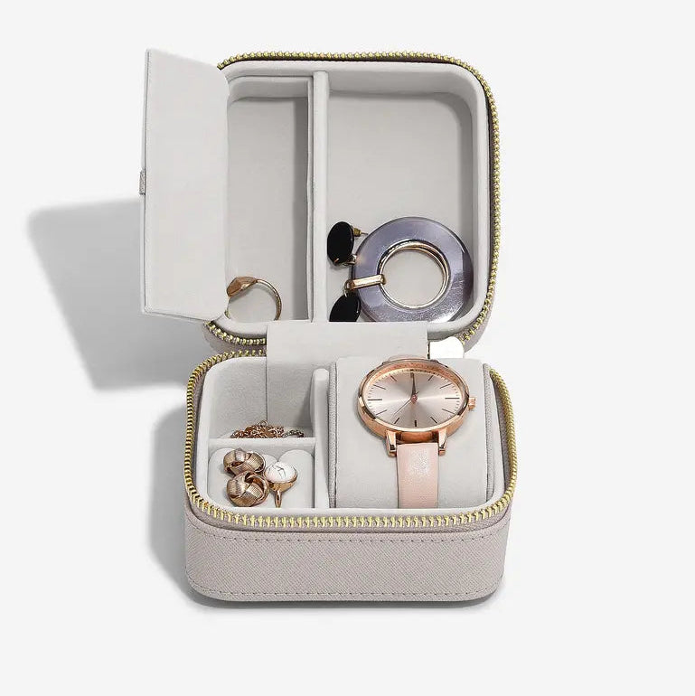 Womens Watch Jewellery Box-Taupe