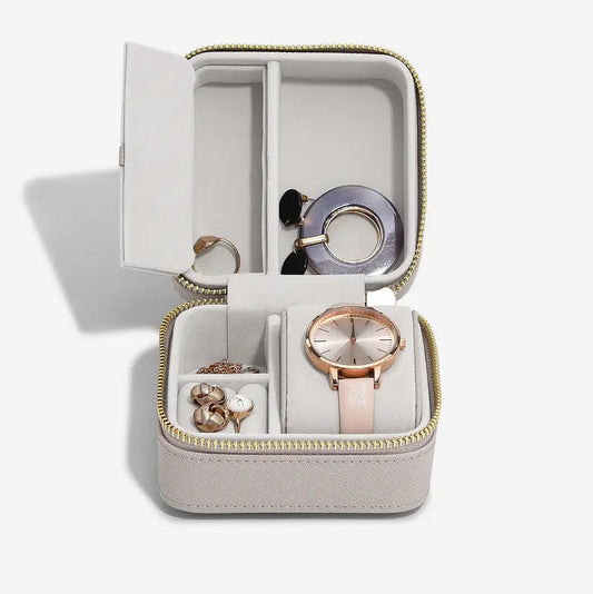 Womens Watch Jewellery Box-Taupe