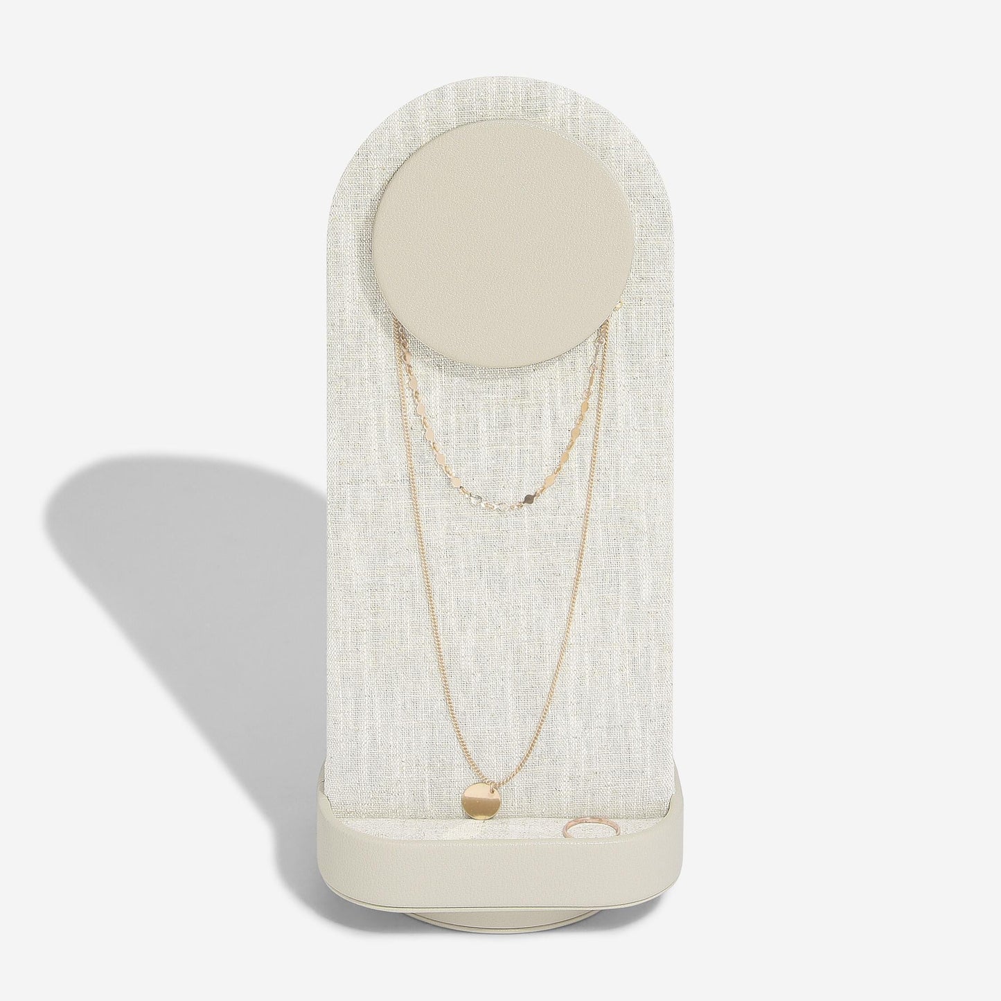 Oatmeal & Linen Rotating Jewellery Stand