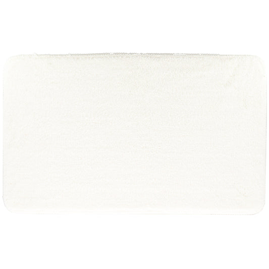 Soft Microfiber Mat 45cm x 75cm - Latex Back - White