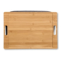 Laptop Tray With Cushion - Bamboo