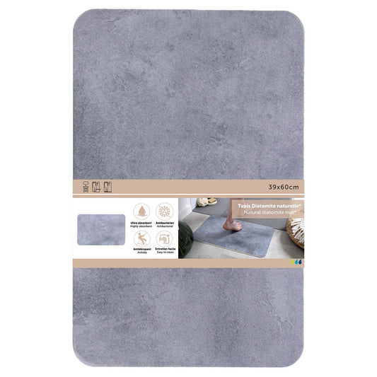 Diatomite Mat, Grey Concrete Imitation