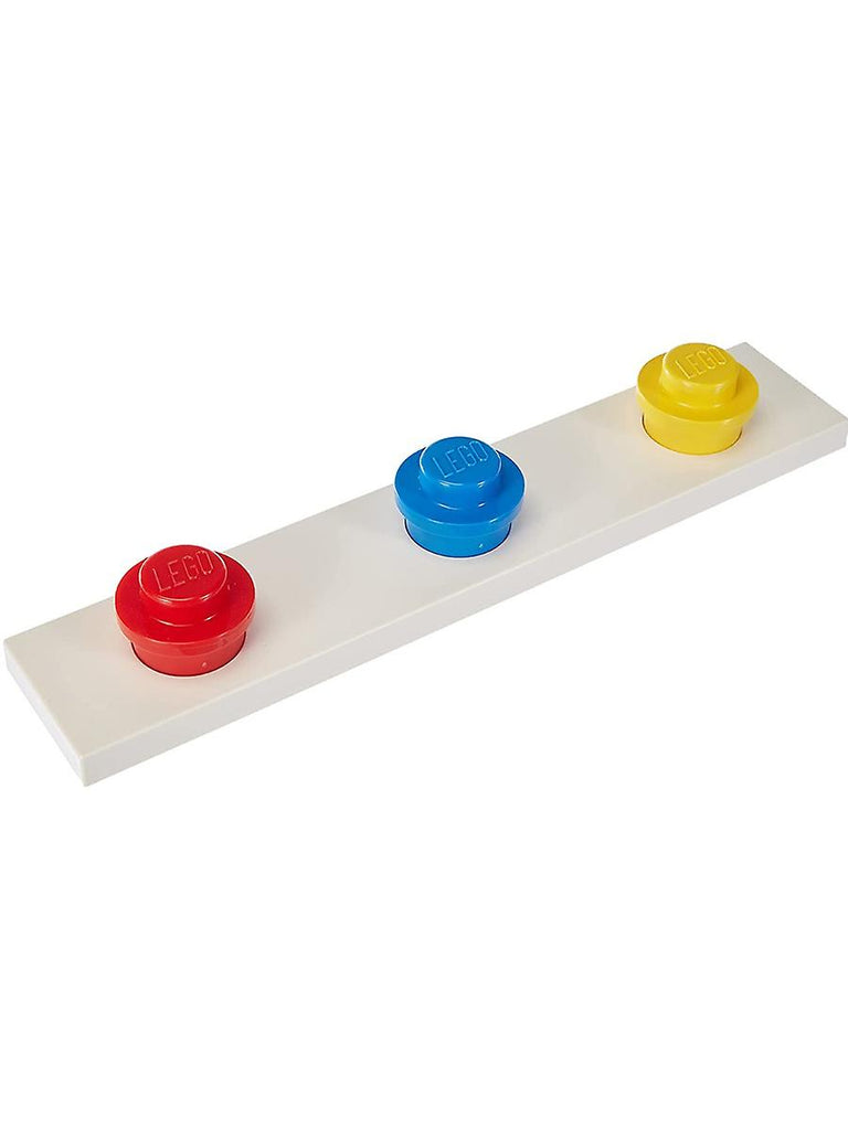 Lego Wall Hanger Rack - Red/Blue/Yellow