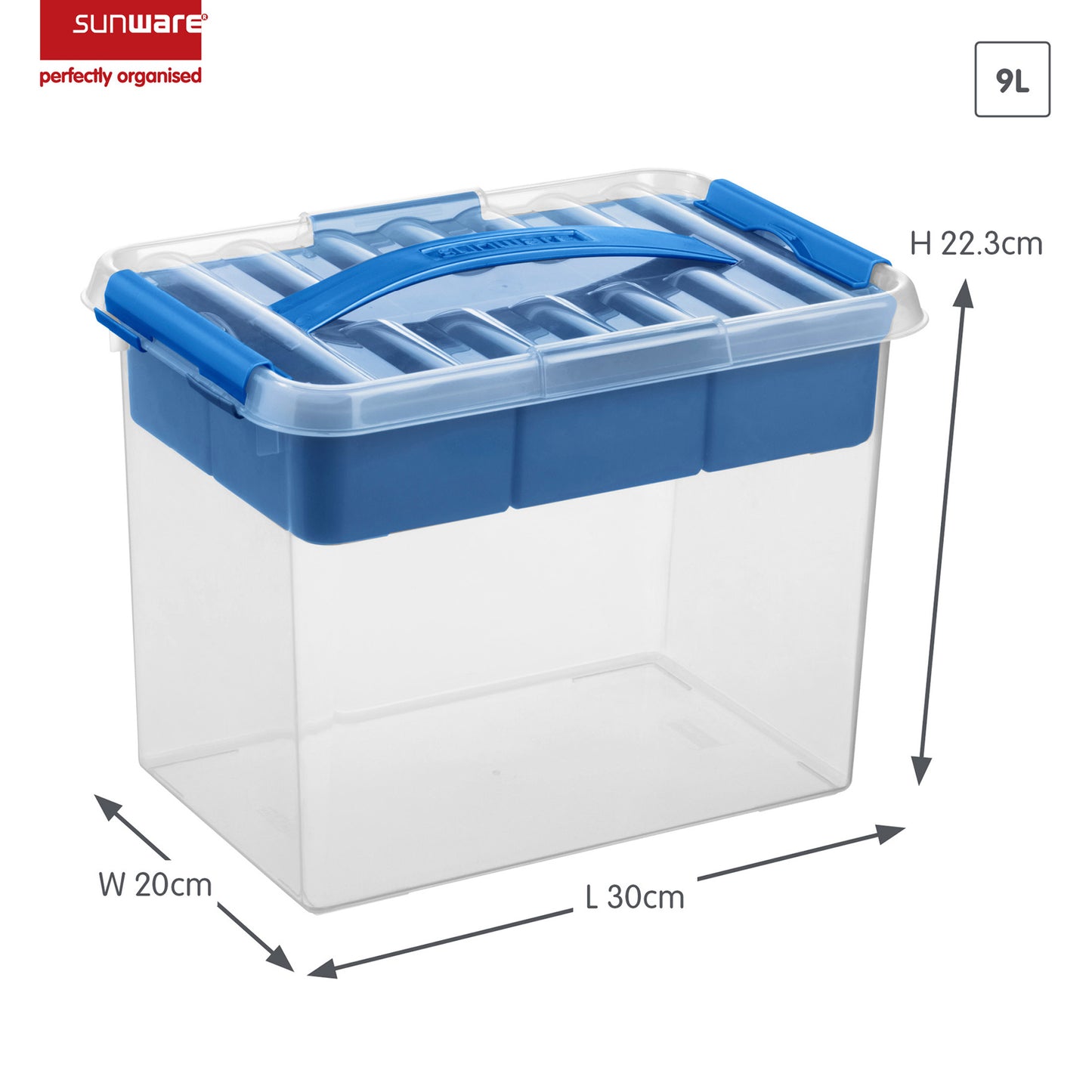 Q-Line Multibox 9L - Transparent Blue