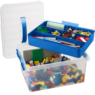 Q-Line Multibox 15L - Transparent Blue - The Organised Store