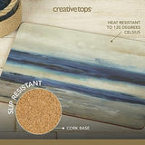 Creative Tops Blue Abstract Pack Of 4 Large Premium Placemats