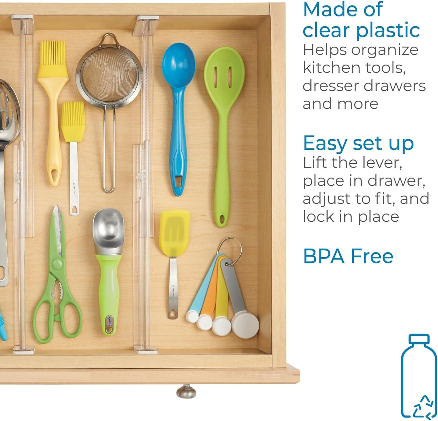 Linus Expandable Drawer Divider- Set of 2