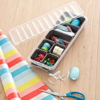 Q-line Storage Box with 7 Baskets 3.5L - Various Colours