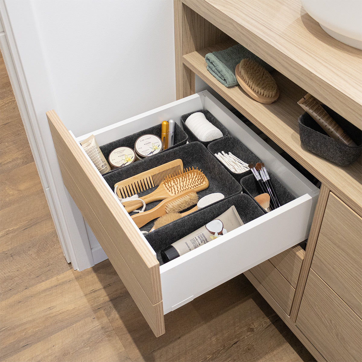 Felt Drawer Organisers- Set of 7 - The Organised Store