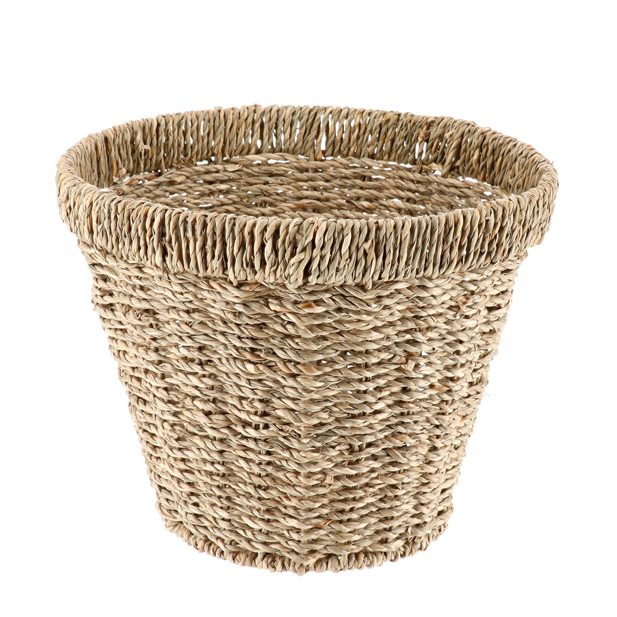 Round Baskets in Vegetable Material - Various Sizes - Natural