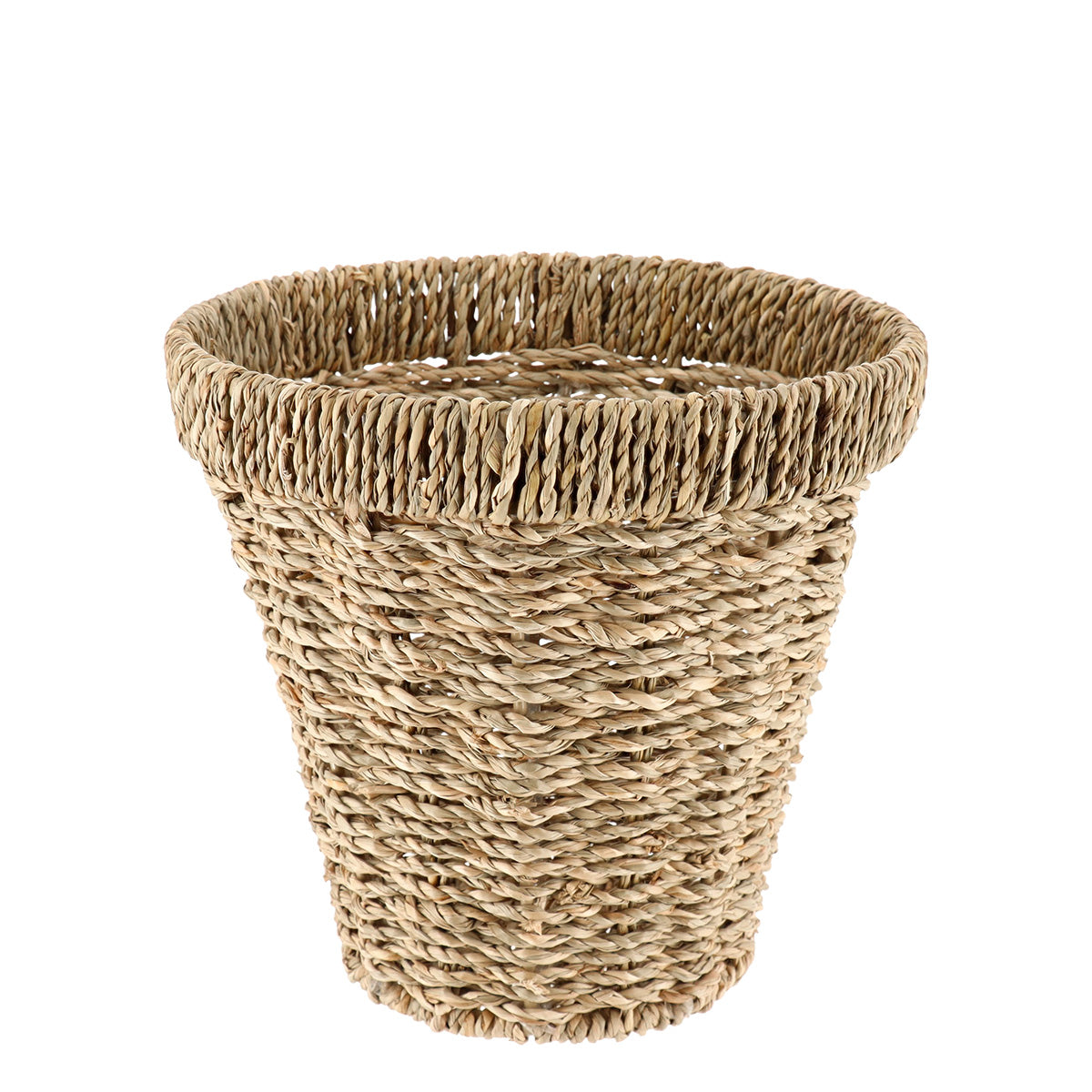 Round Baskets in Vegetable Material - Various Sizes - Natural