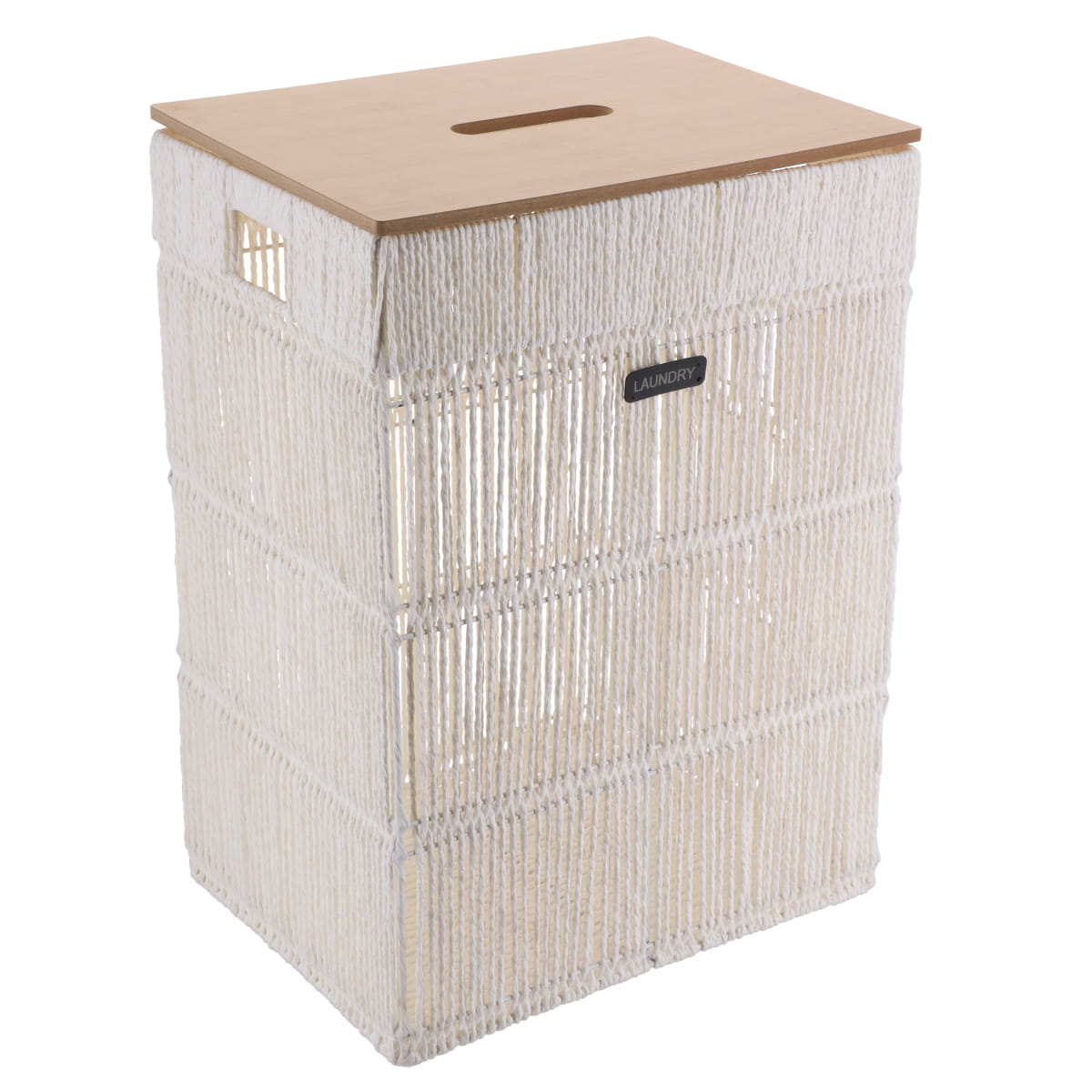 Paper/Metal Rectangular Baskets, White - Various Sizes