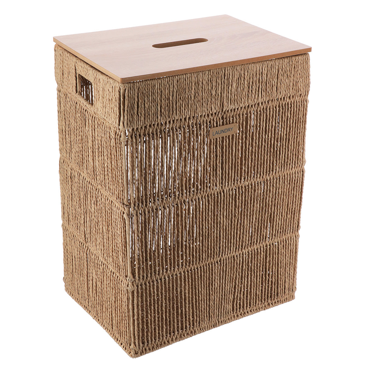 Paper/Metal Rectangular Baskets, Natural - Various Sizes
