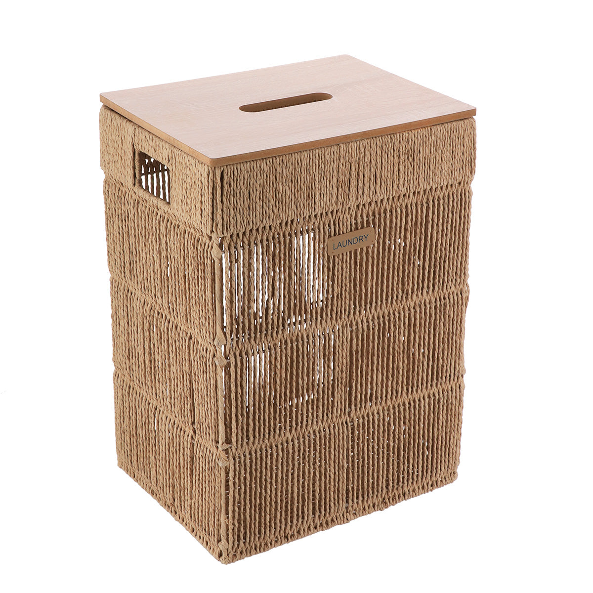 Paper/Metal Rectangular Baskets, Natural - Various Sizes