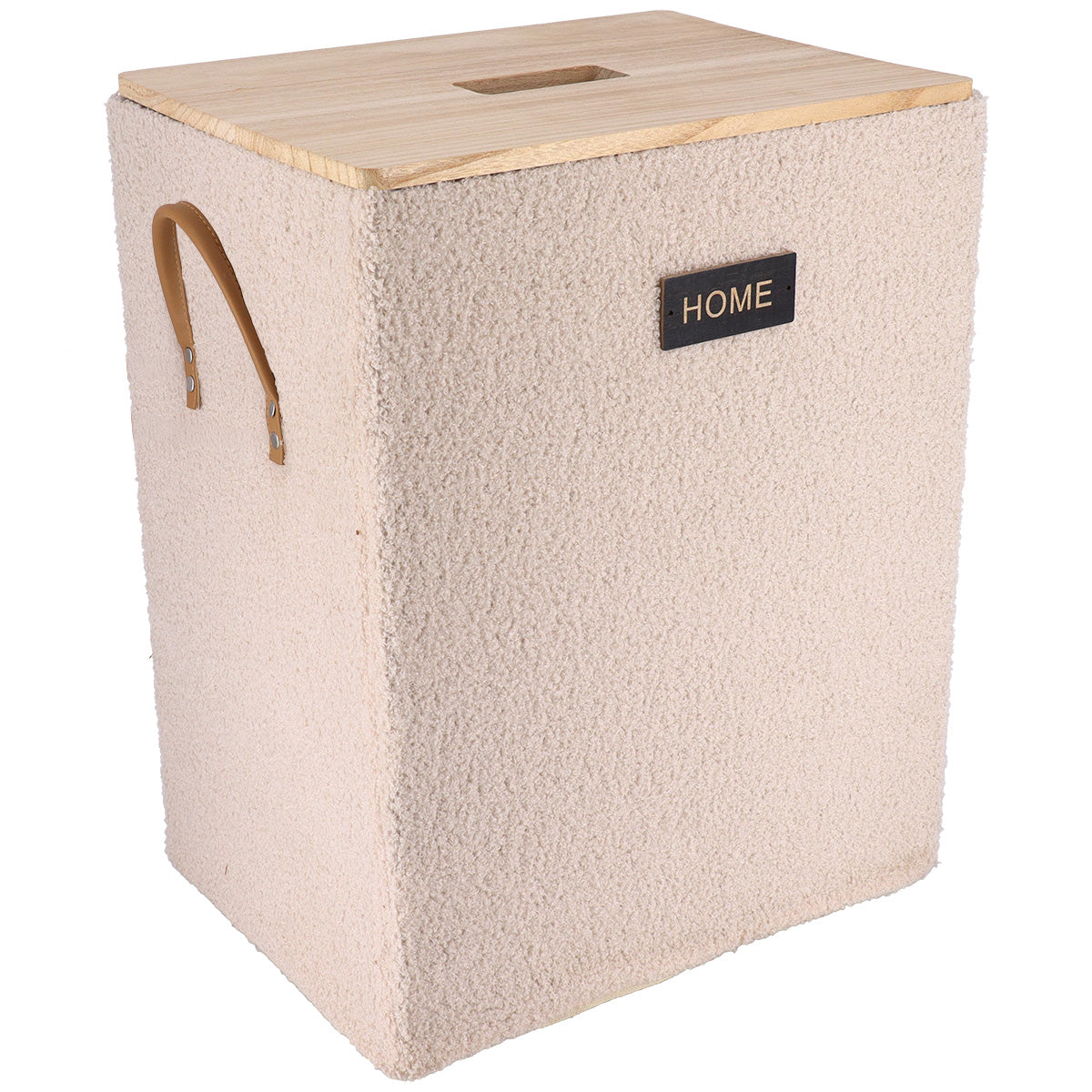 Polyester Velvet Effect Baskets, Beige - Various Sizes