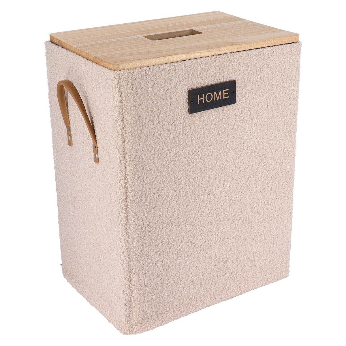 Polyester Velvet Effect Baskets, Beige - Various Sizes