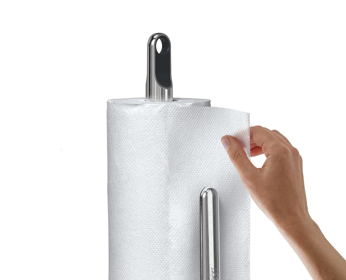 Hold- Grey Kitchen Roll Holder - The Organised Store