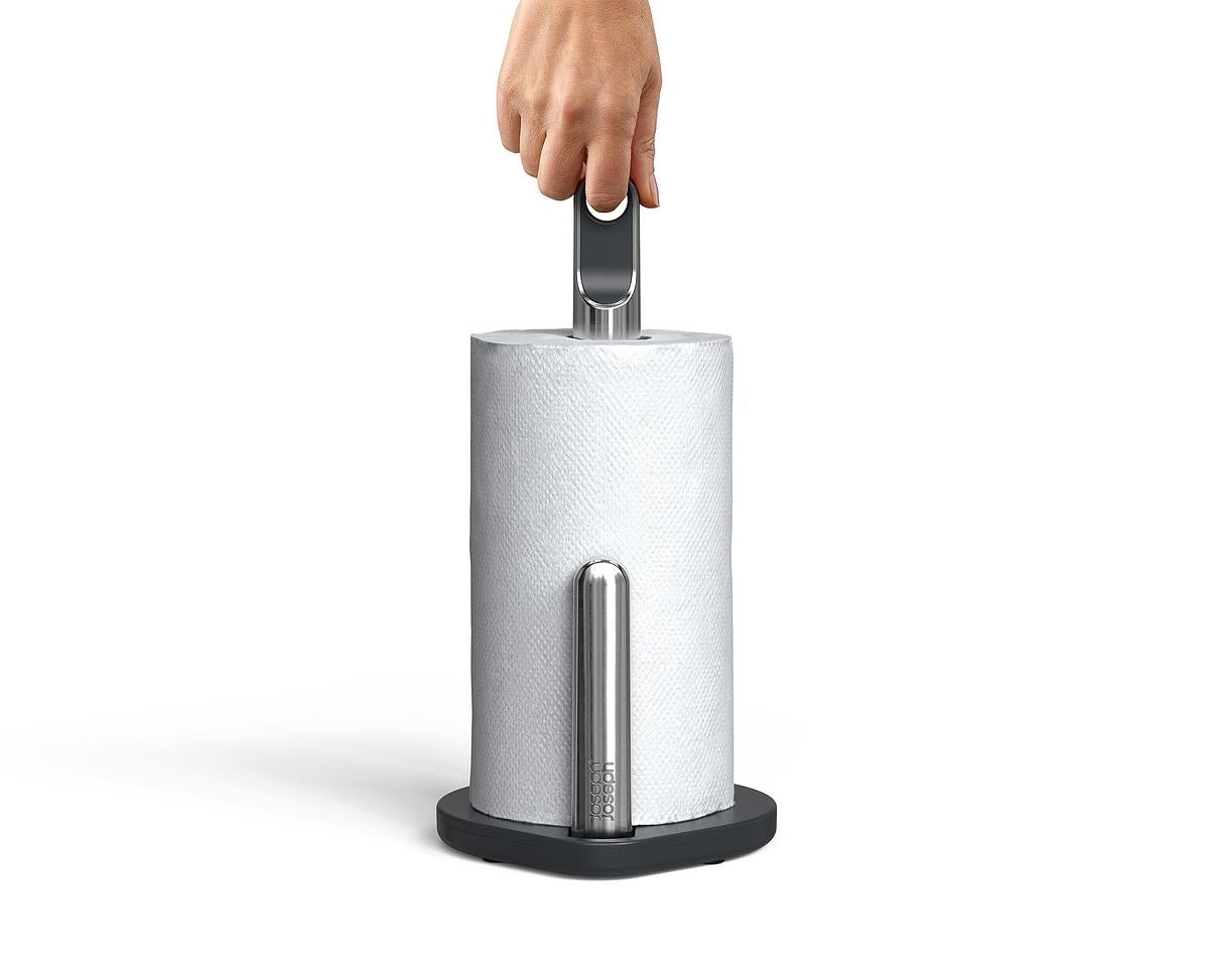 Hold- Grey Kitchen Roll Holder - The Organised Store