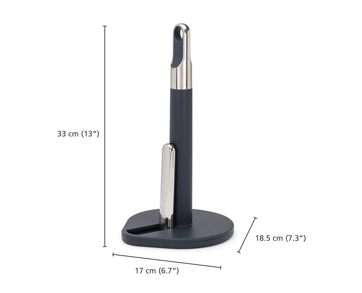 Hold- Grey Kitchen Roll Holder - The Organised Store