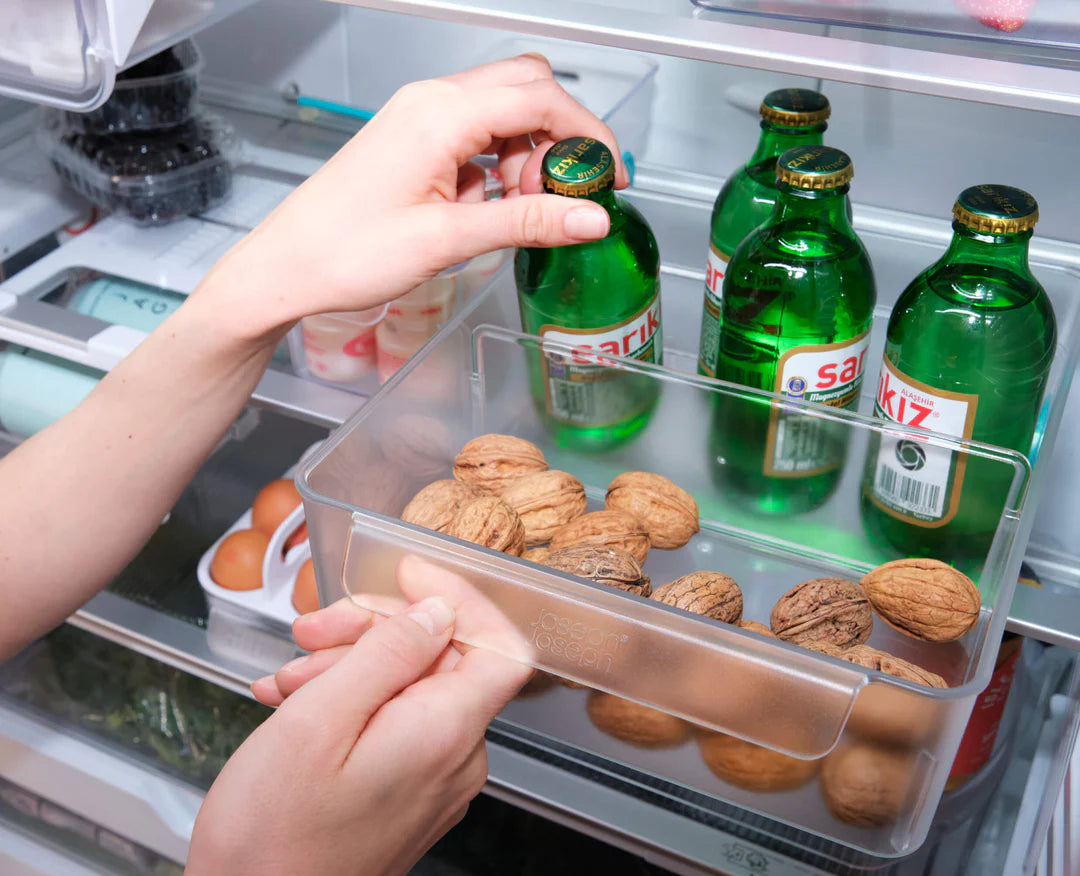 FridgeStore, Extra Large Storage Caddy, Clear