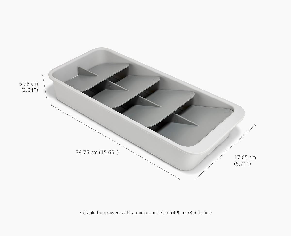 DrawerStore™ Large Tiered Cutlery Organiser - The Organised Store