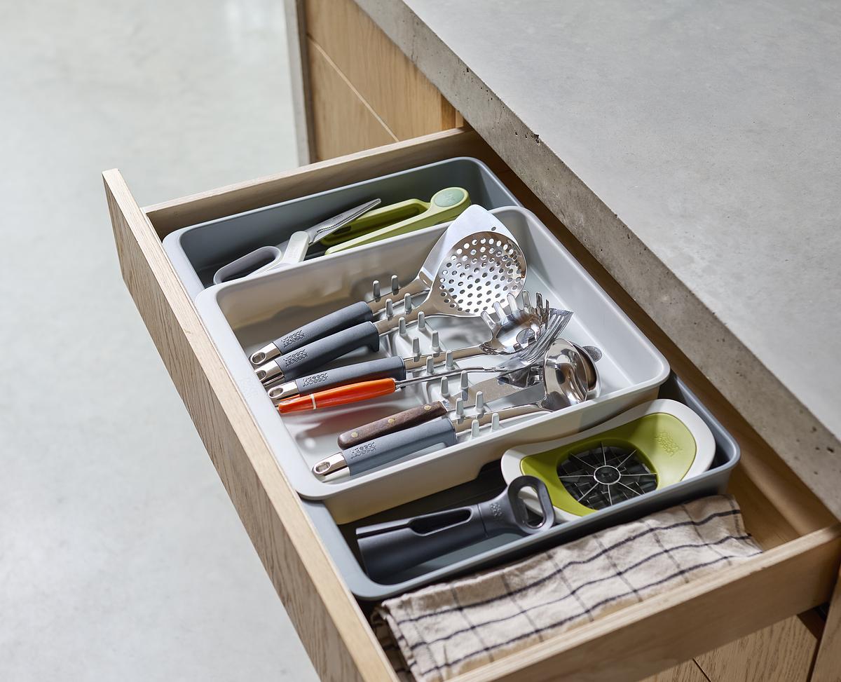DrawerStore™ Expanding Utensil & Gadget Organiser - The Organised Store