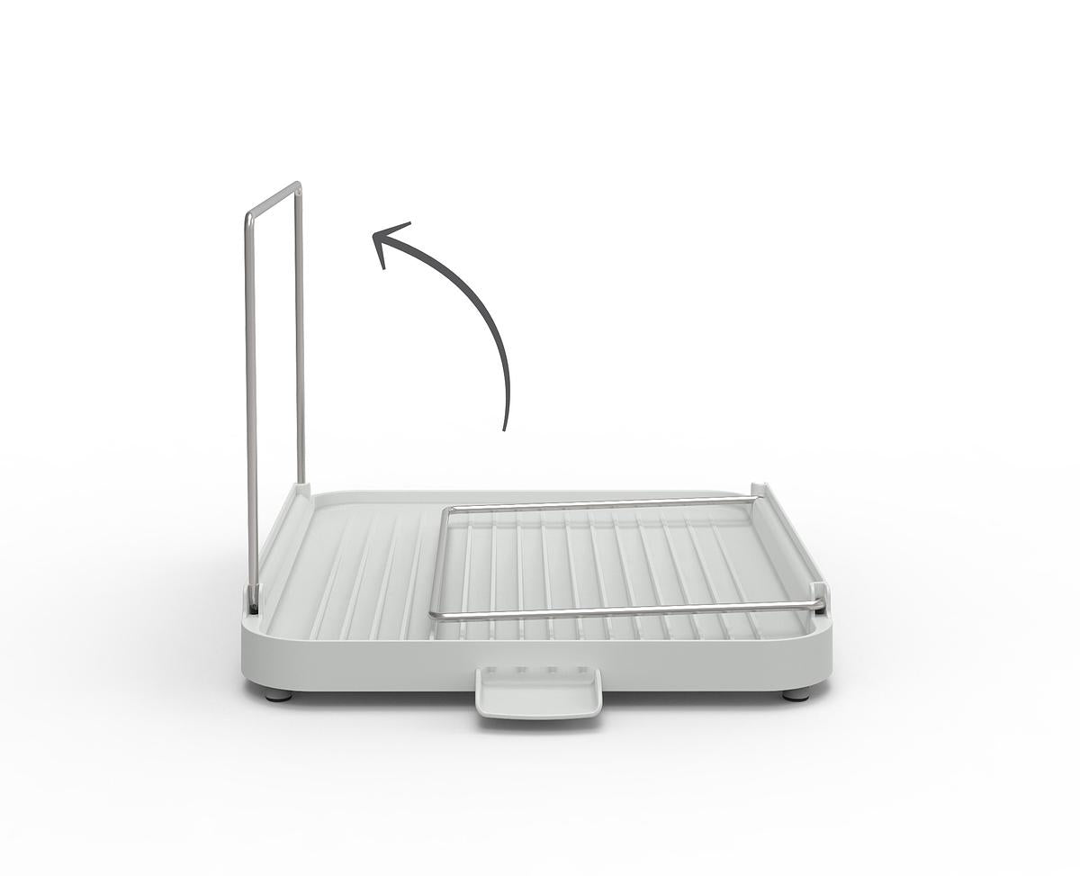 Duo 2-Tier Dish Rack - Grey