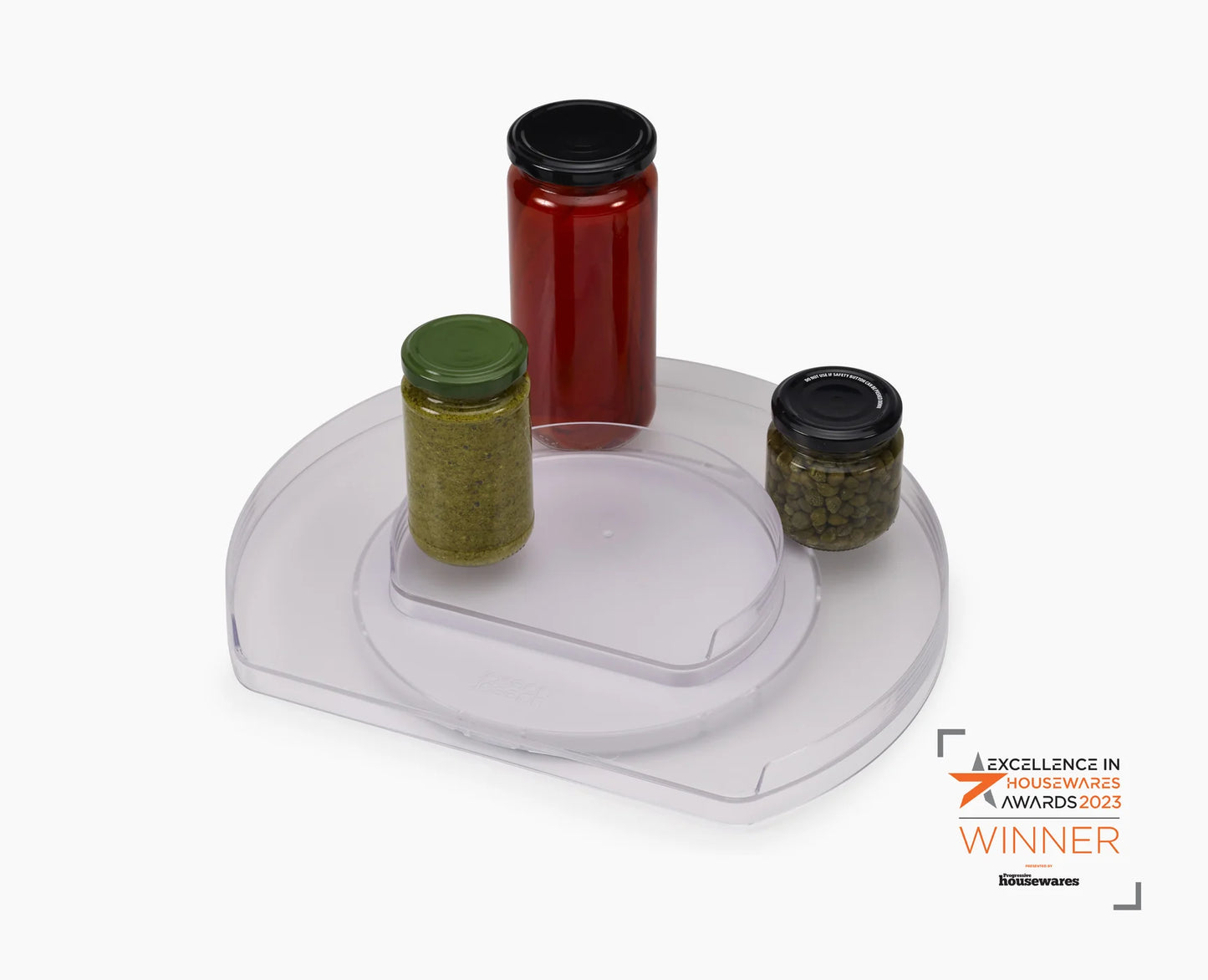 FridgeStore™ Clear Rotating Organiser