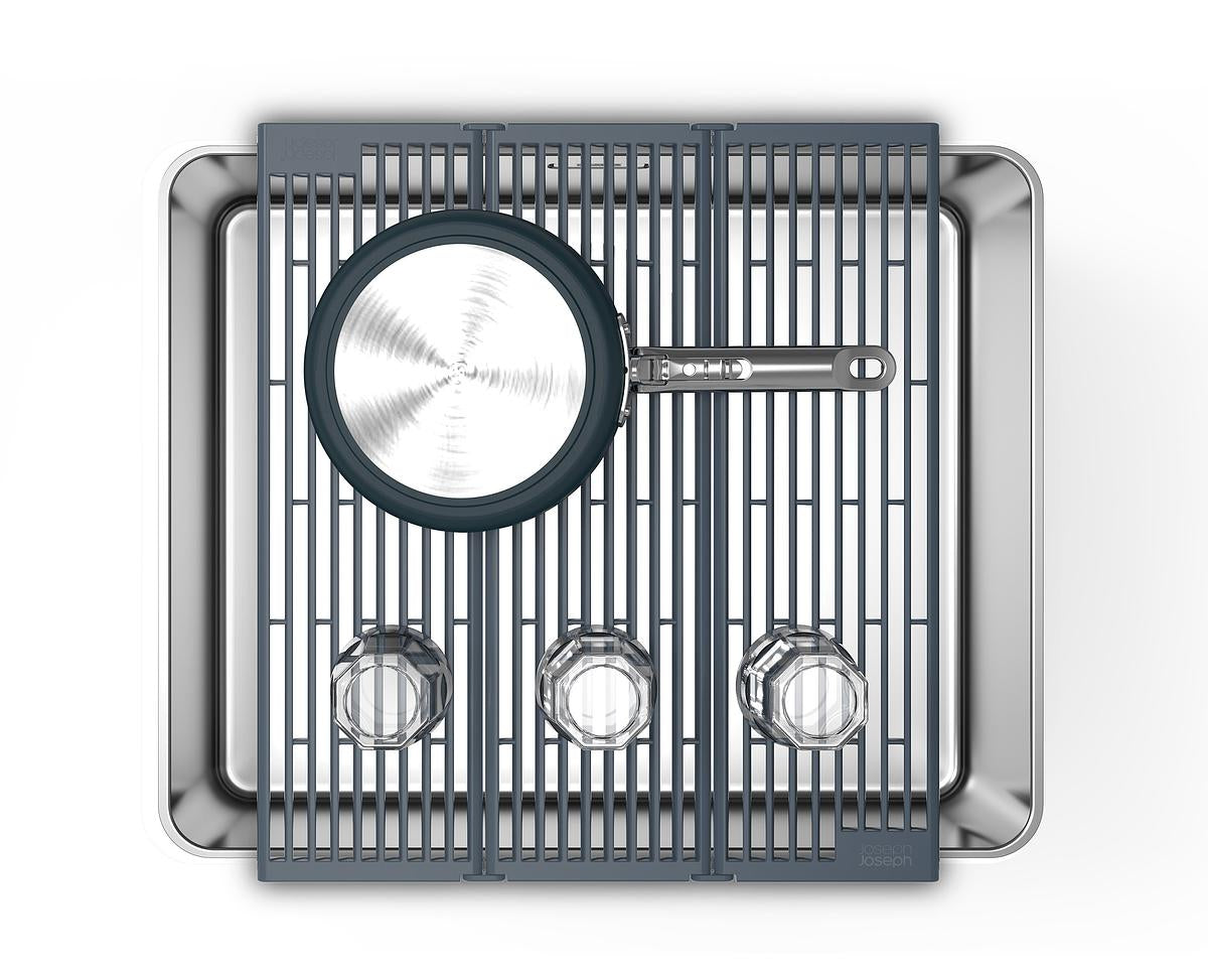 Platform Folding Grey Sink Drainer