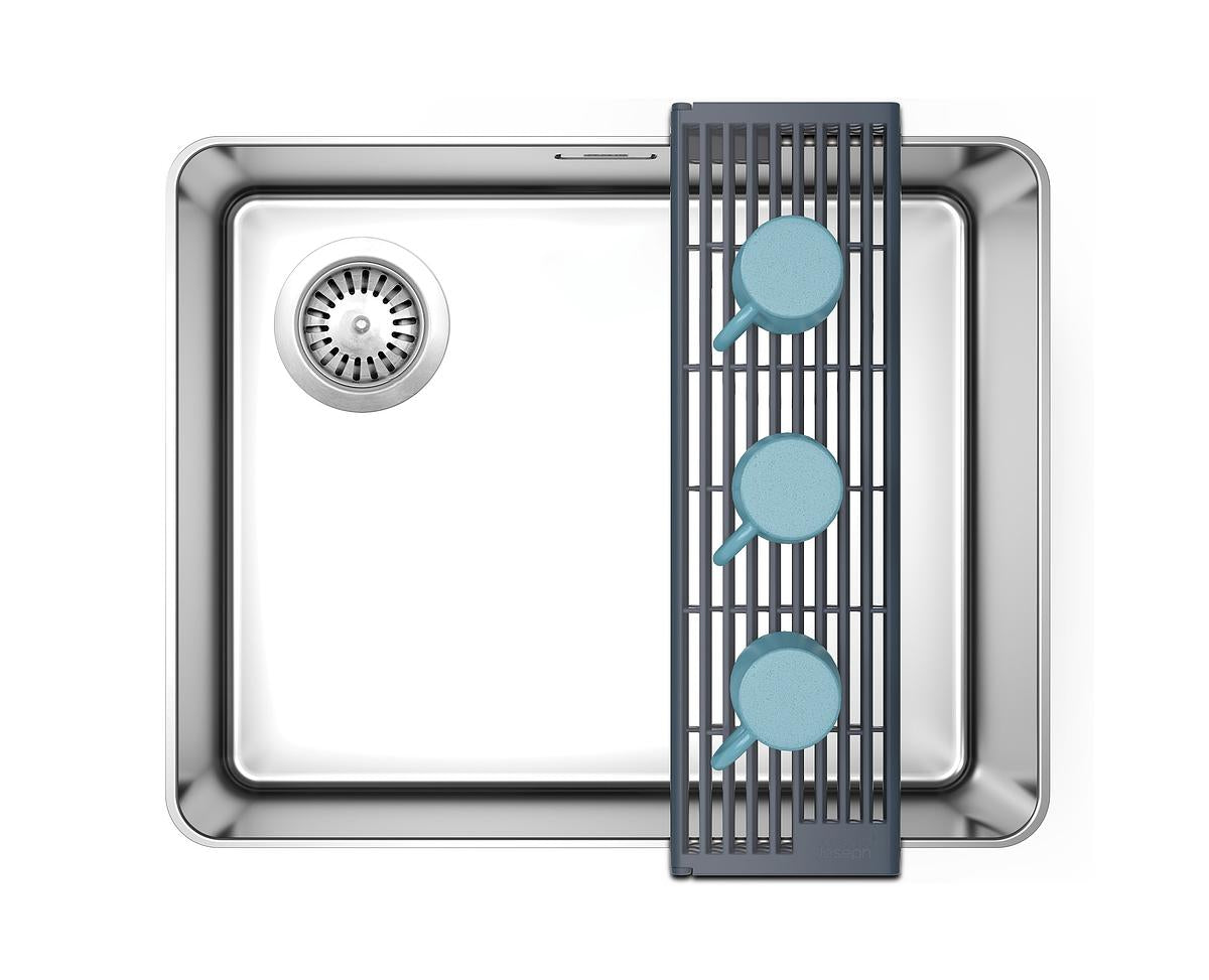 Platform Folding Grey Sink Drainer