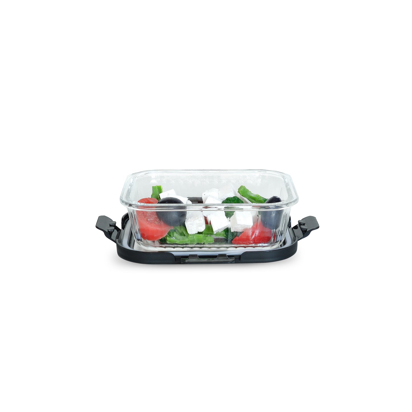 Glass Rectangle Food Storage with Stainless Steel Lid- Various Sizes