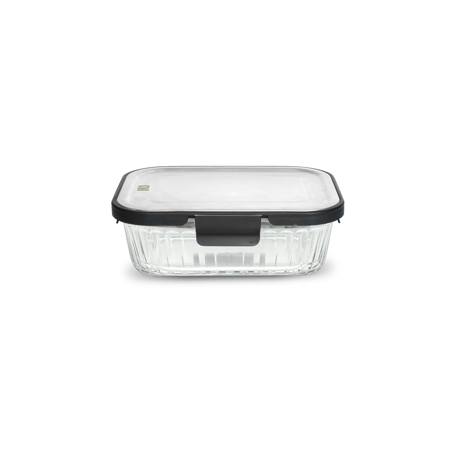 Glass Rectangle Food Storage with Stainless Steel Lid- Various Sizes