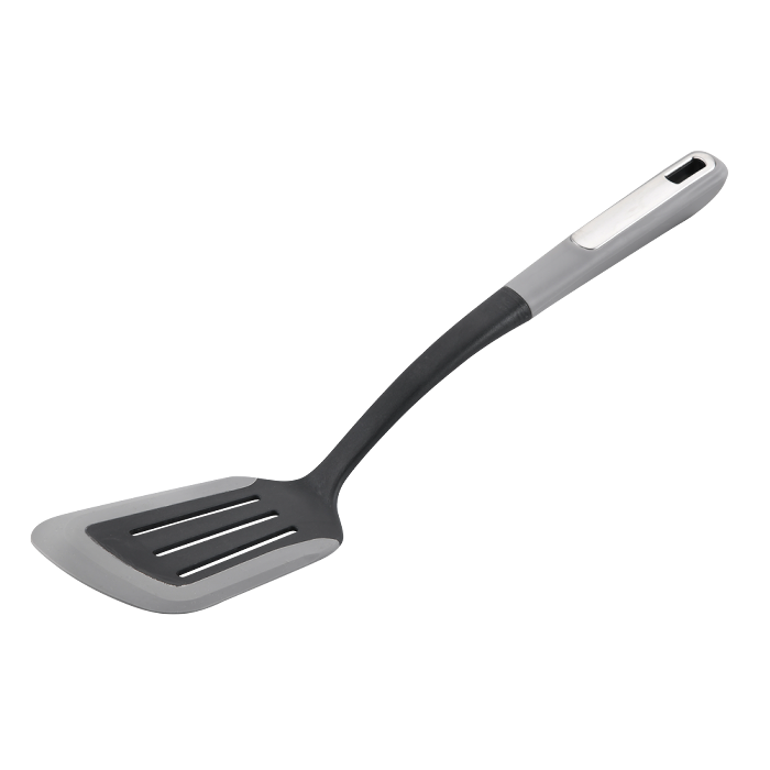 Spatula Plastic Grey Slotted