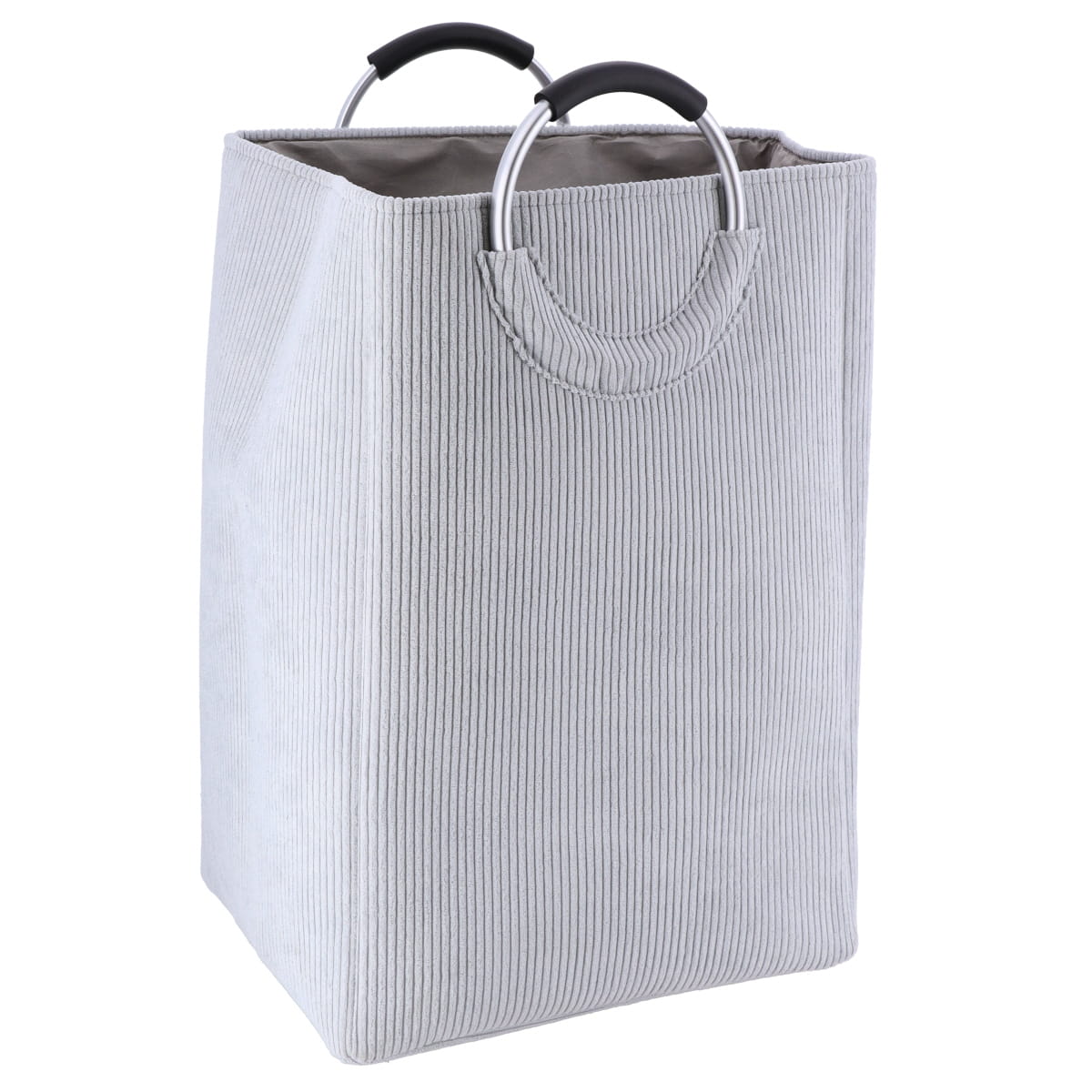 Foldable Corduroy Laundry Basket 55L-Various Colors