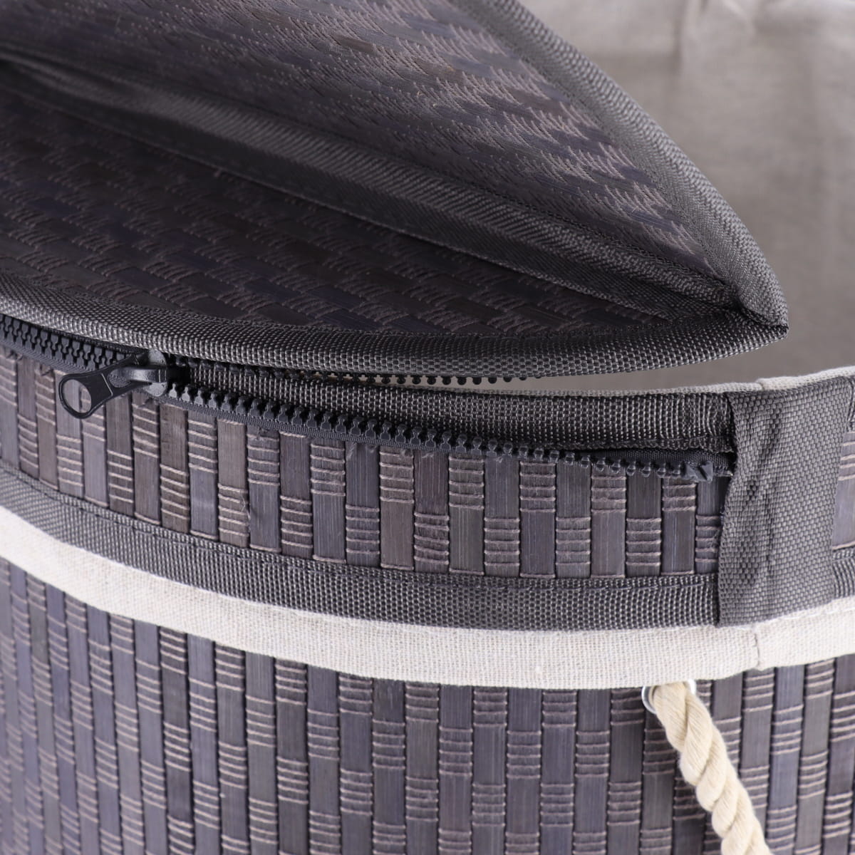 Foldable Cotton Laundry Hamper with Integrated Lid-Various- BLACK FRIDAY SALE**-20%