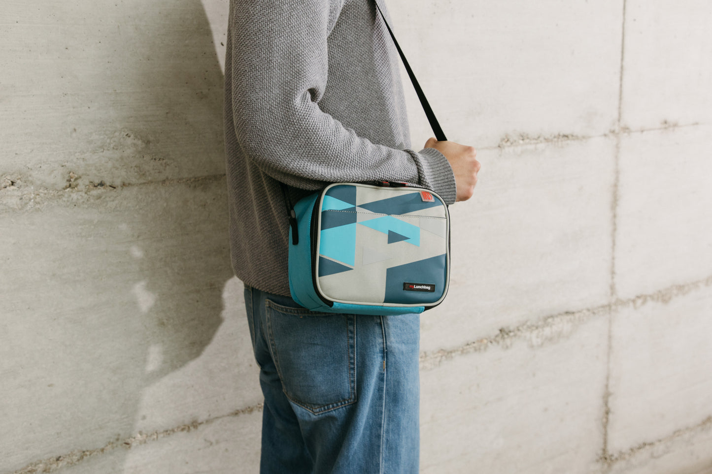 City Printing LunchBag with 2 Containers-Geometric-4L