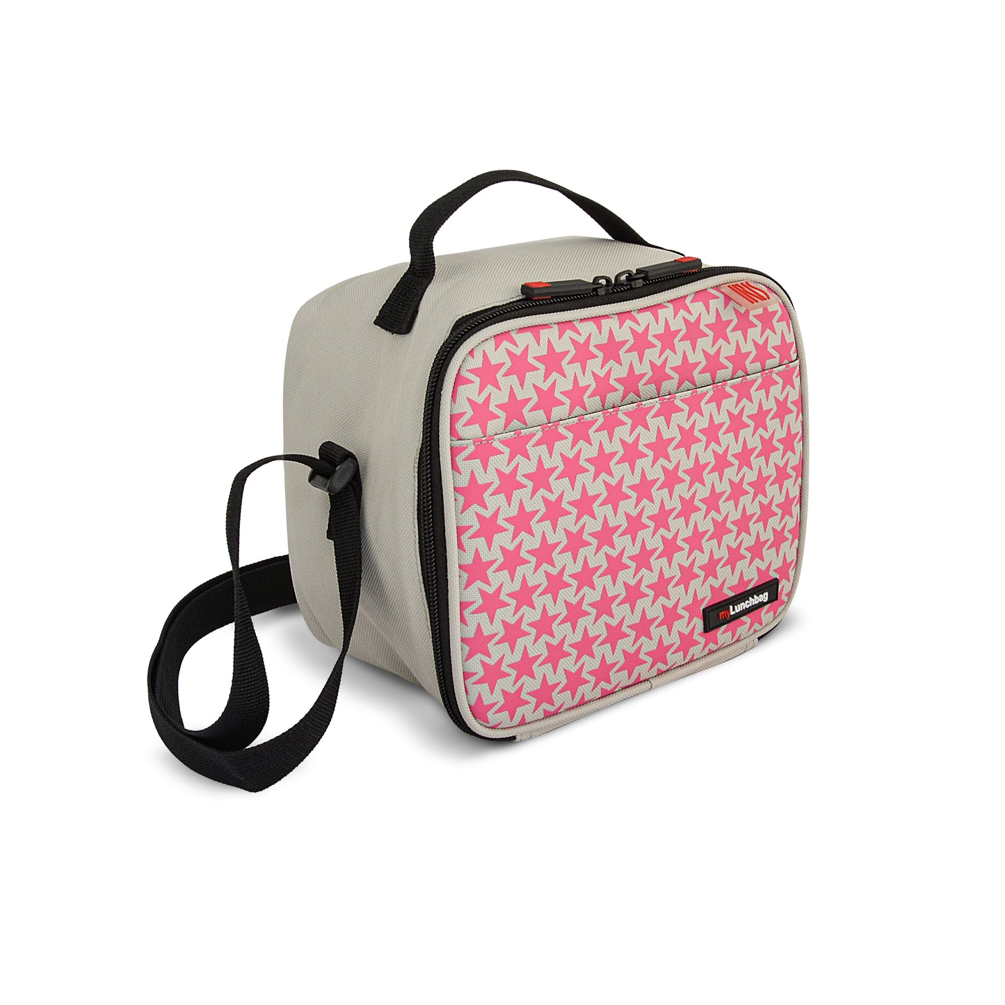 City Printing LunchBag With 2 Containers- Pink-4L