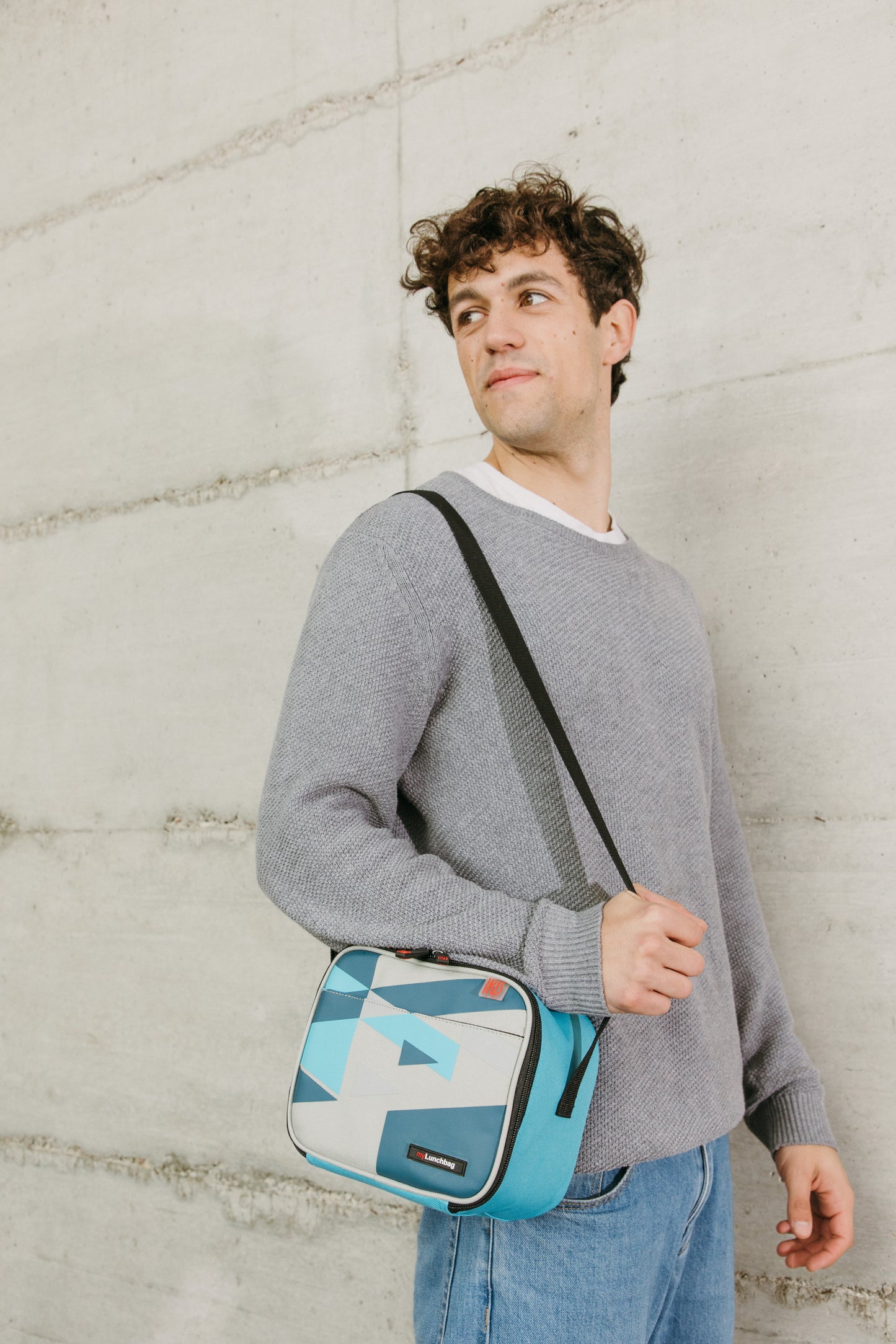 City Printing LunchBag with 2 Containers-Geometric-4L