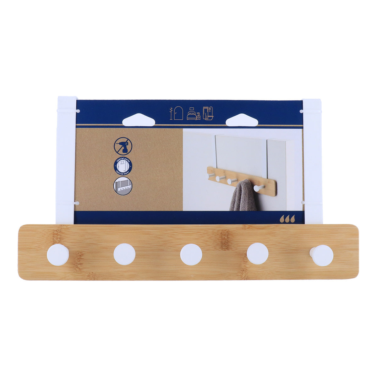 Over Door Hook- 5 Hook - The Organised Store