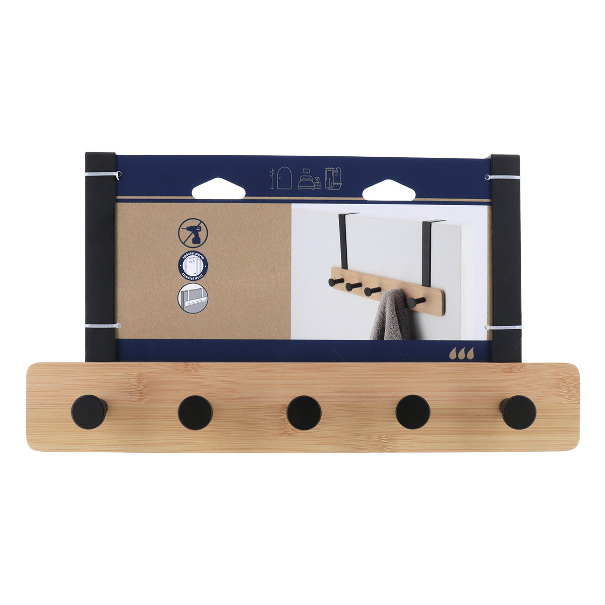 Over Door Hook- 5 Hook - The Organised Store