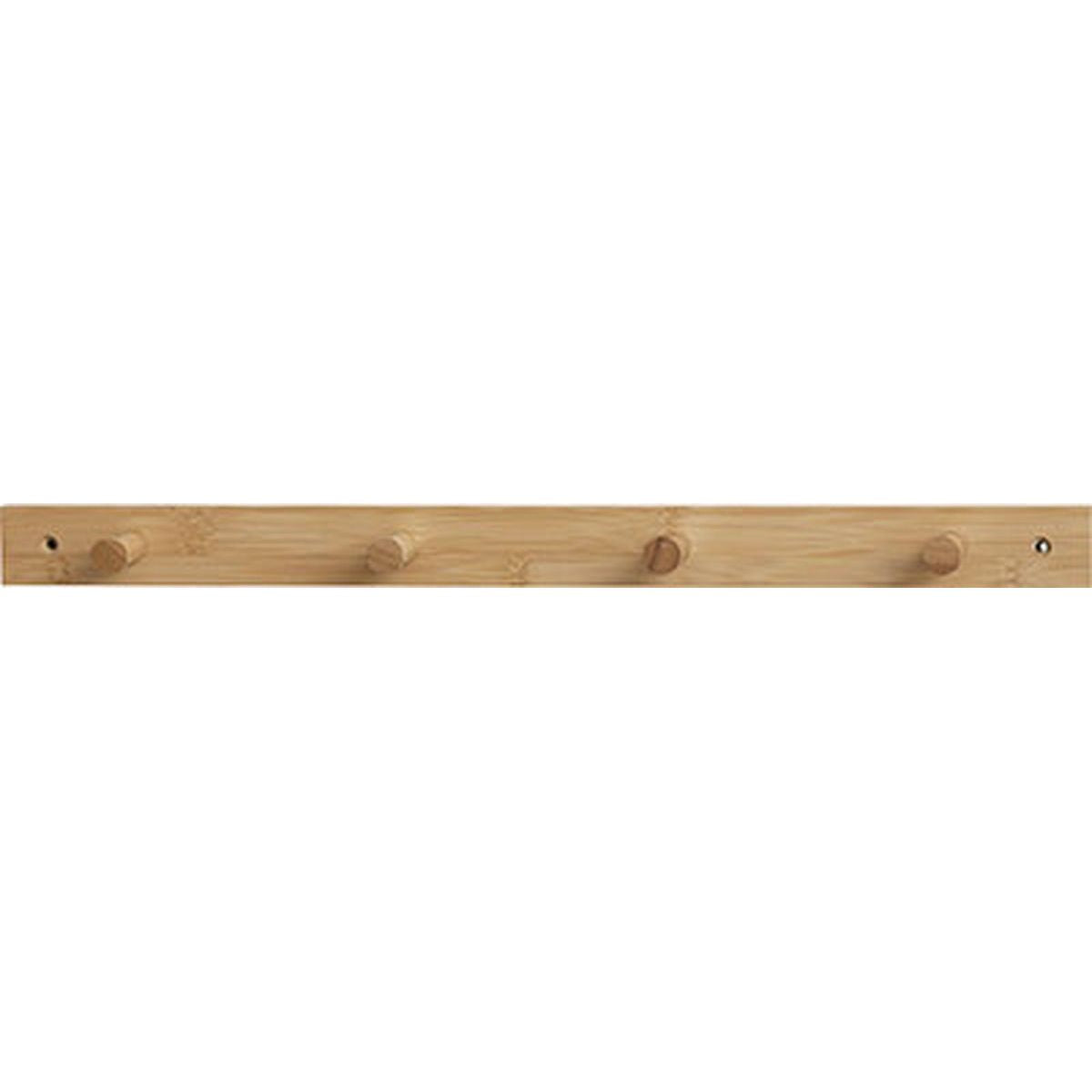 Bamboo Wall Hook With  Pegs To Be Fixed - Bamboo Various izes - The Organised Store