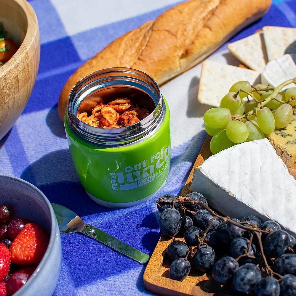 Out For Lunch Food Flask with Spoon-38ml or 580ml